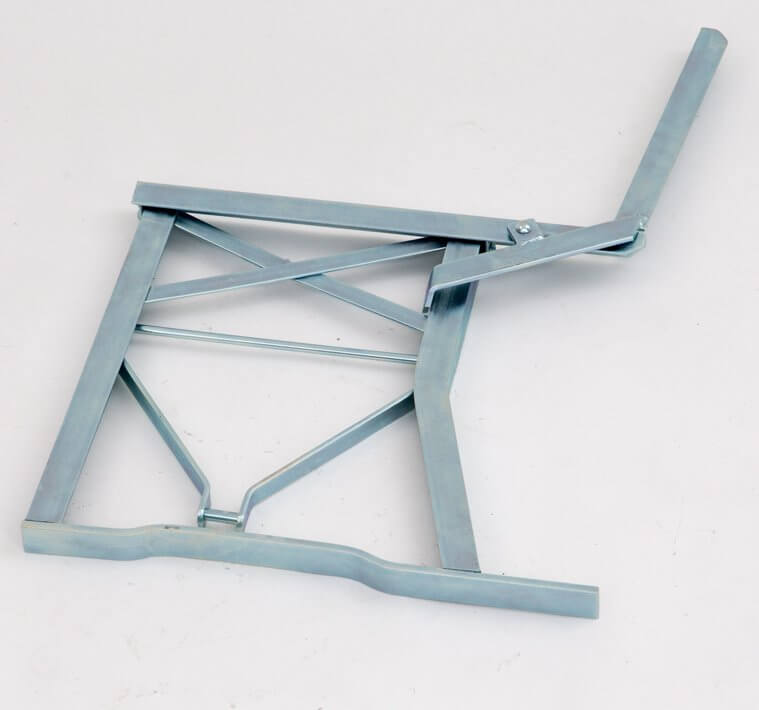 bench-frame with backrest galvanized No.209