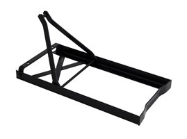 Bench frame made of angle steel black lacquered