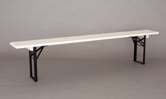 Bench with glazed white 145