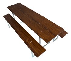 Table and benches set 2,2 Meter