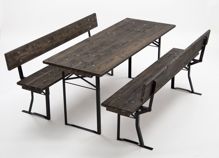 Festivity pub set No.126 with 35cm wide seat 164cm long No.126 