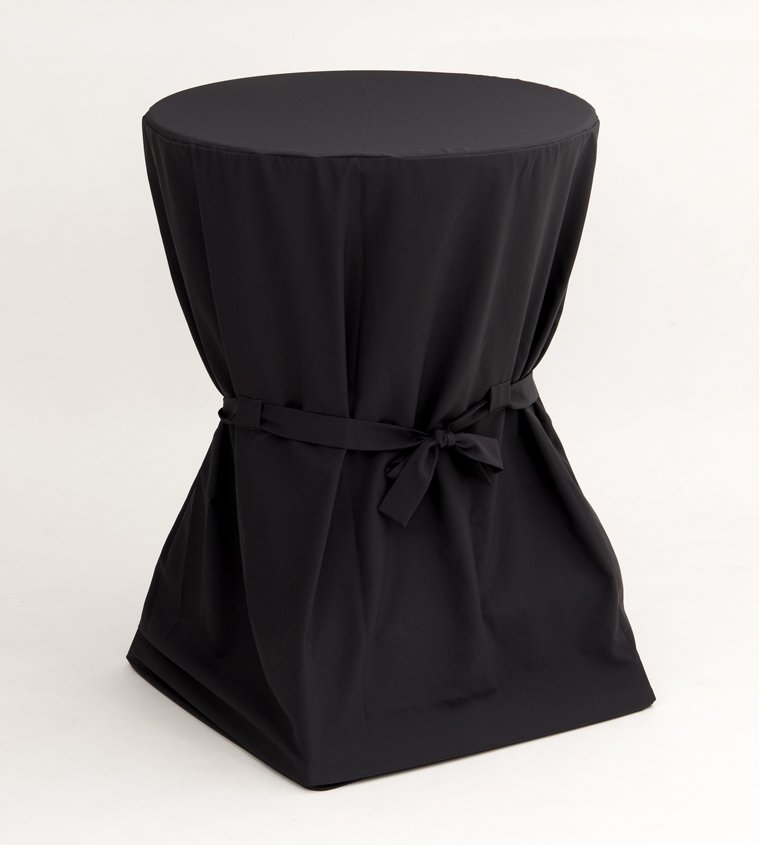 Table covers silver-grey for folding bar tables and also for non folding bar tables