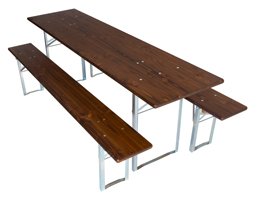 Marquee set wood colour walnut