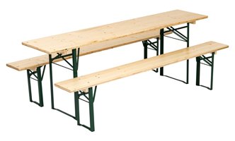 Benches & table set brewery quality standard