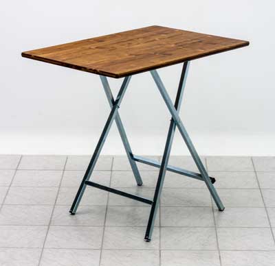 Standing table rectangular 1200 X 800
5 pieces free domicile 450€ plus VAT 