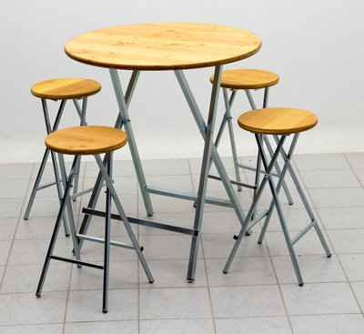 Standing table 100 cm + stool
Special Offer No.70d + Stool 