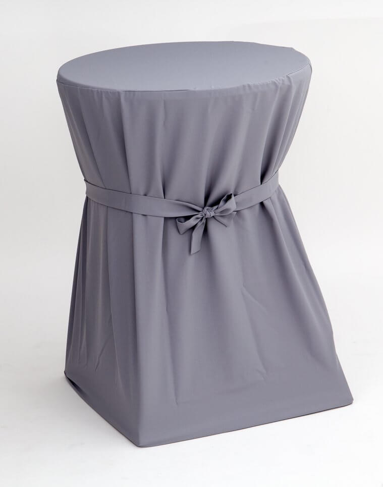 Cover silver-grey for folding standing table and also for all other standing tables