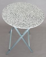 standing table with polyethylene top round