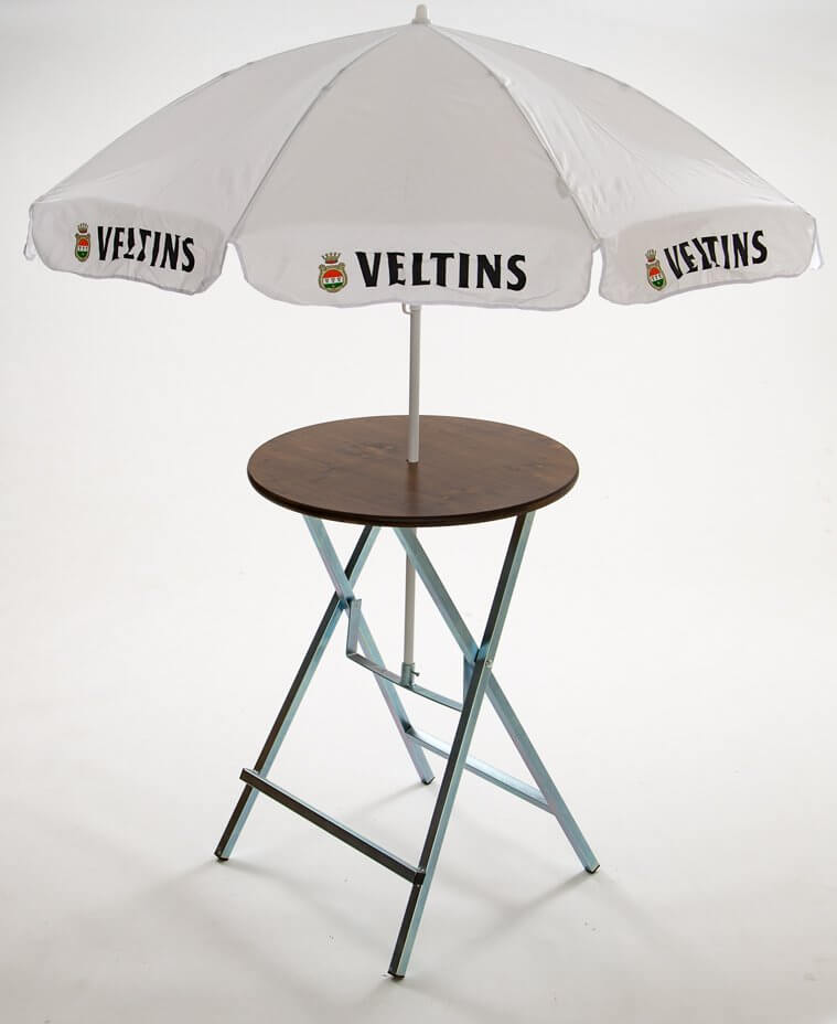 Standing table with umbrella stand 